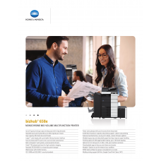 bizhub 658e Spec Sheet